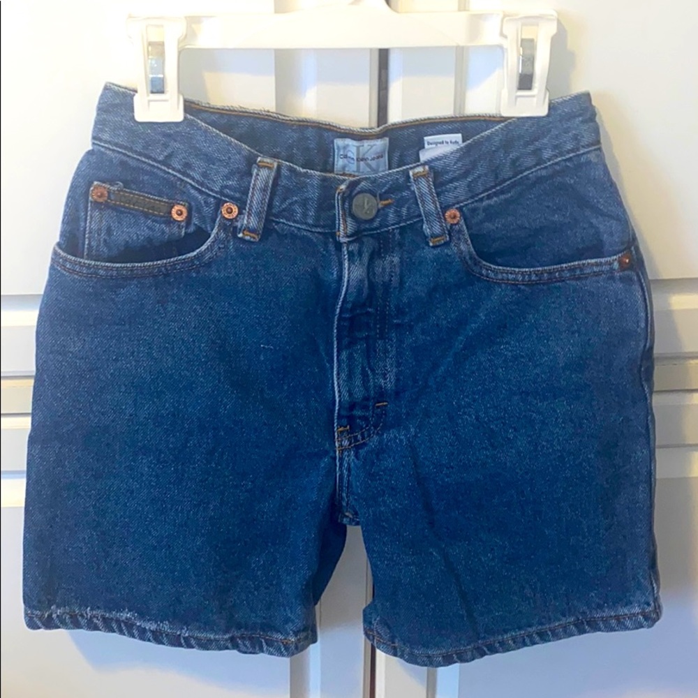 Girls denim Calvin Klein shorts
